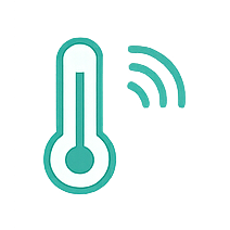 Thermometer mit Funkwellen